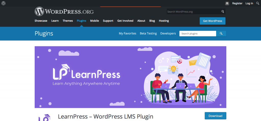LearnPress plugin LMS gratuit